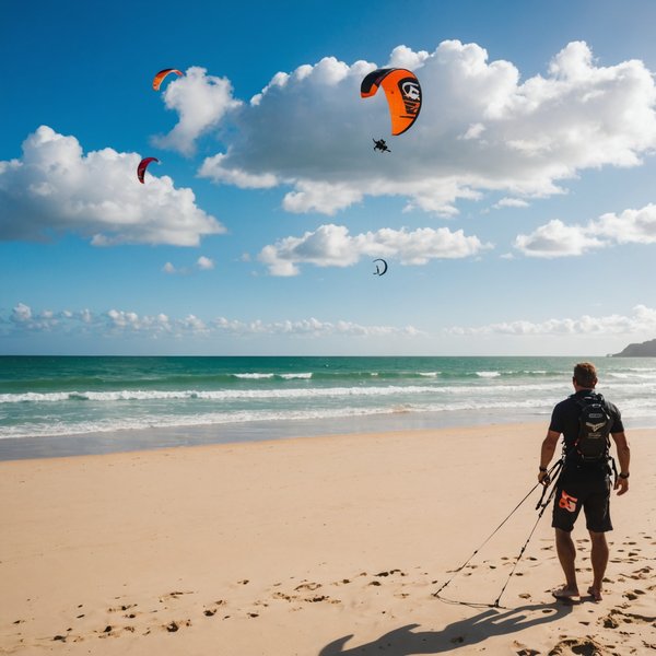 Où trouver les meilleures plages pour faire du kitesurf au Brésil?